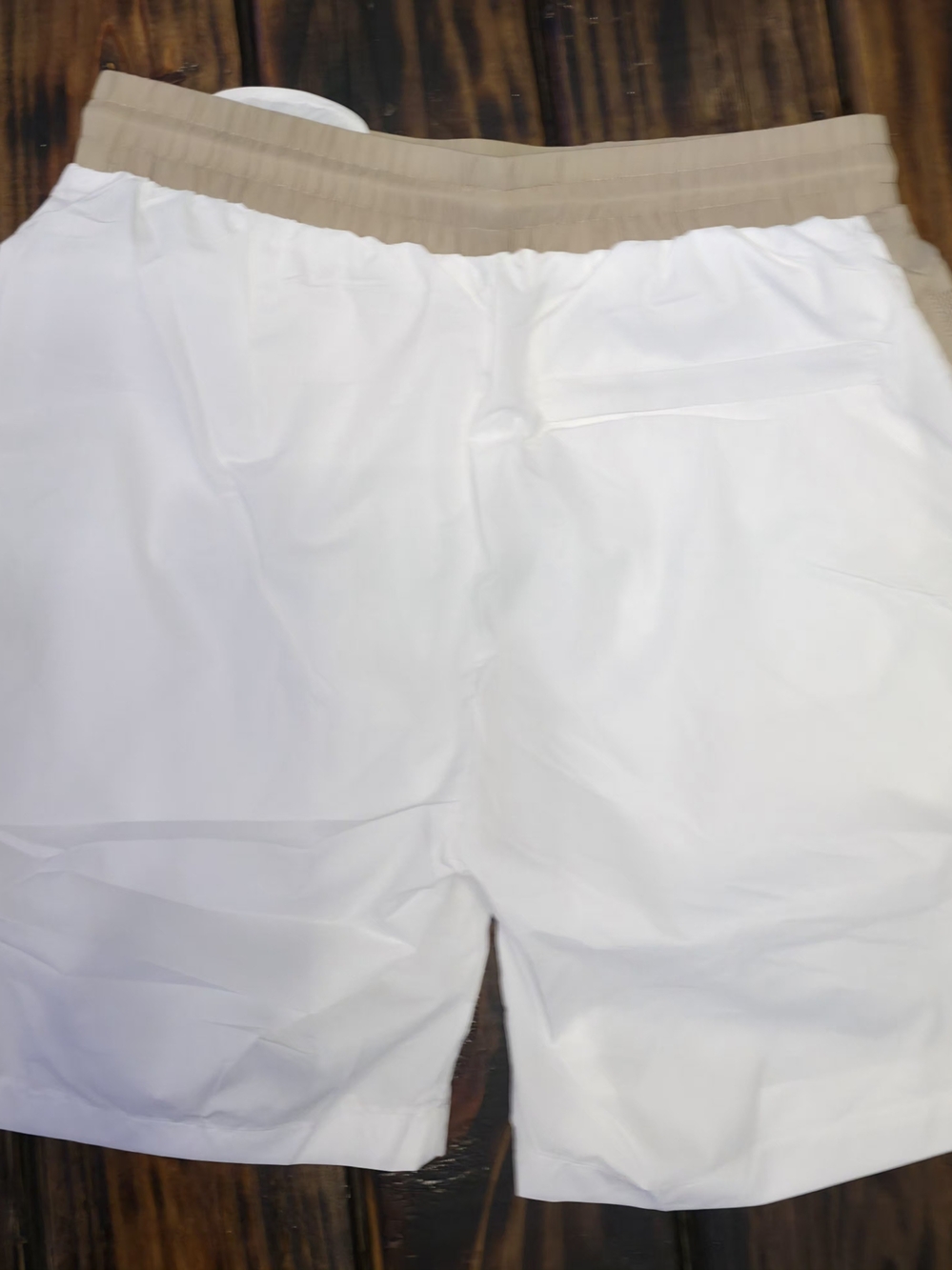 Prada Men’s White and Beige Drawstring Shorts (Medium-2XL) - Picture 2 of 4